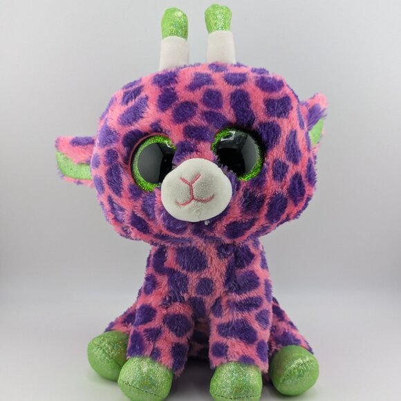 🦒 Ty Beanie Boos Gilbert Giraffe – 10” Plush Cuteness Overload! 💜 - Picture 1 of 5